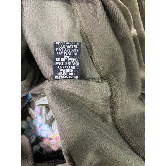 BCBG Y2K Velour Track Jacket Womens 2X Green Velvet Sequin Embroidered Hooded - Picture 7 of 9